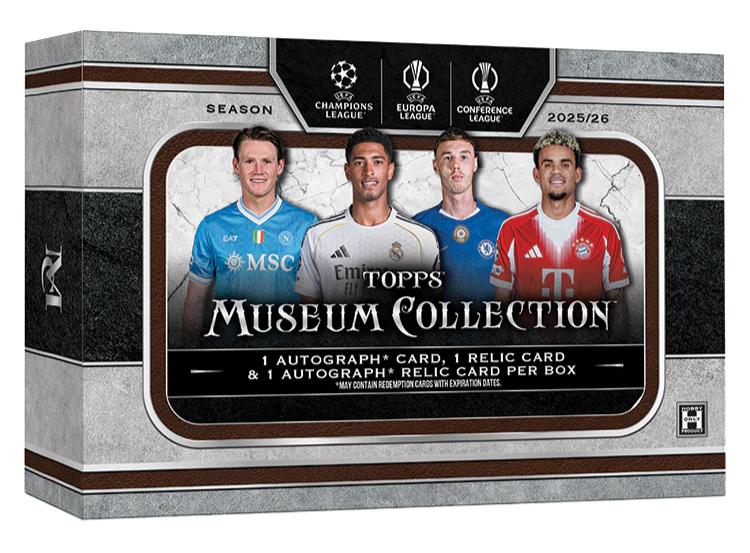 [Pre order] 2025/26 Topps UEFA Club Competitions Museum Collection Soccer Hobby  (預計8月中發貨)