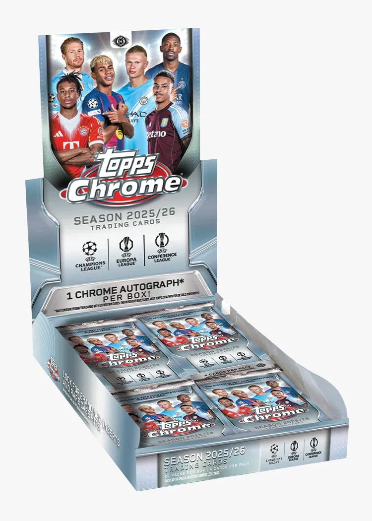 2025-26 Topps Chrome UEFA Club Competitions UCC Soccer Hobby