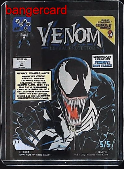 2025 Magic MARVEL'S SPIDER-MAN BORDERLESS EDDIE BROCK/VENOM LETHAL