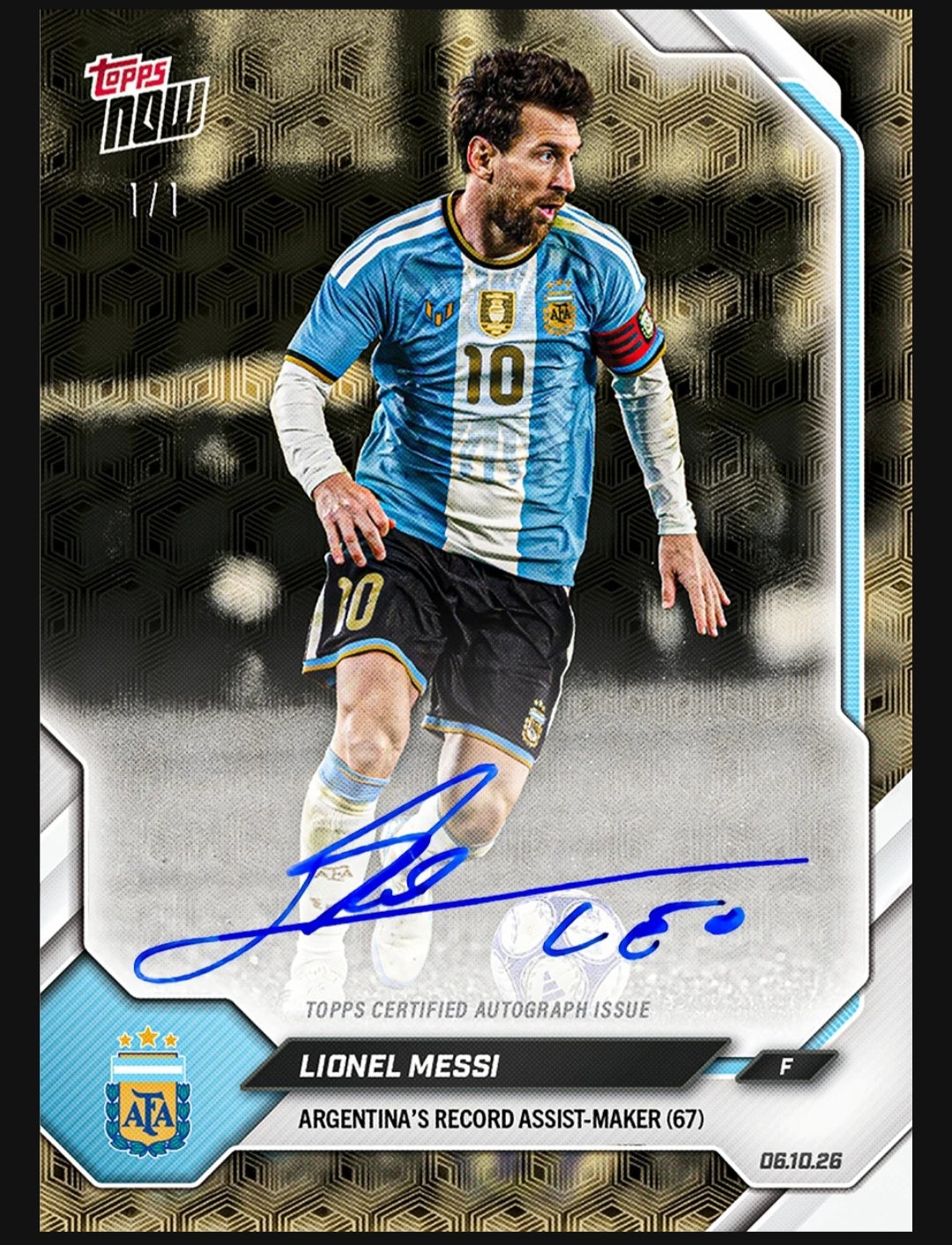 Topps now - Messi Final Farewell pack